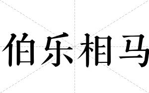 伯乐相马