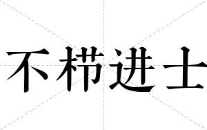 不栉进士