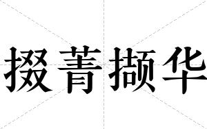 掇菁撷华