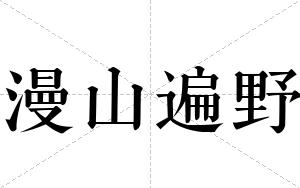 漫山遍野