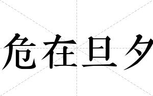危在旦夕